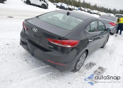 2017 Hyundai Elantra Limited z USA, uszkodzony, nr VIN KMHD84LF7HU105748